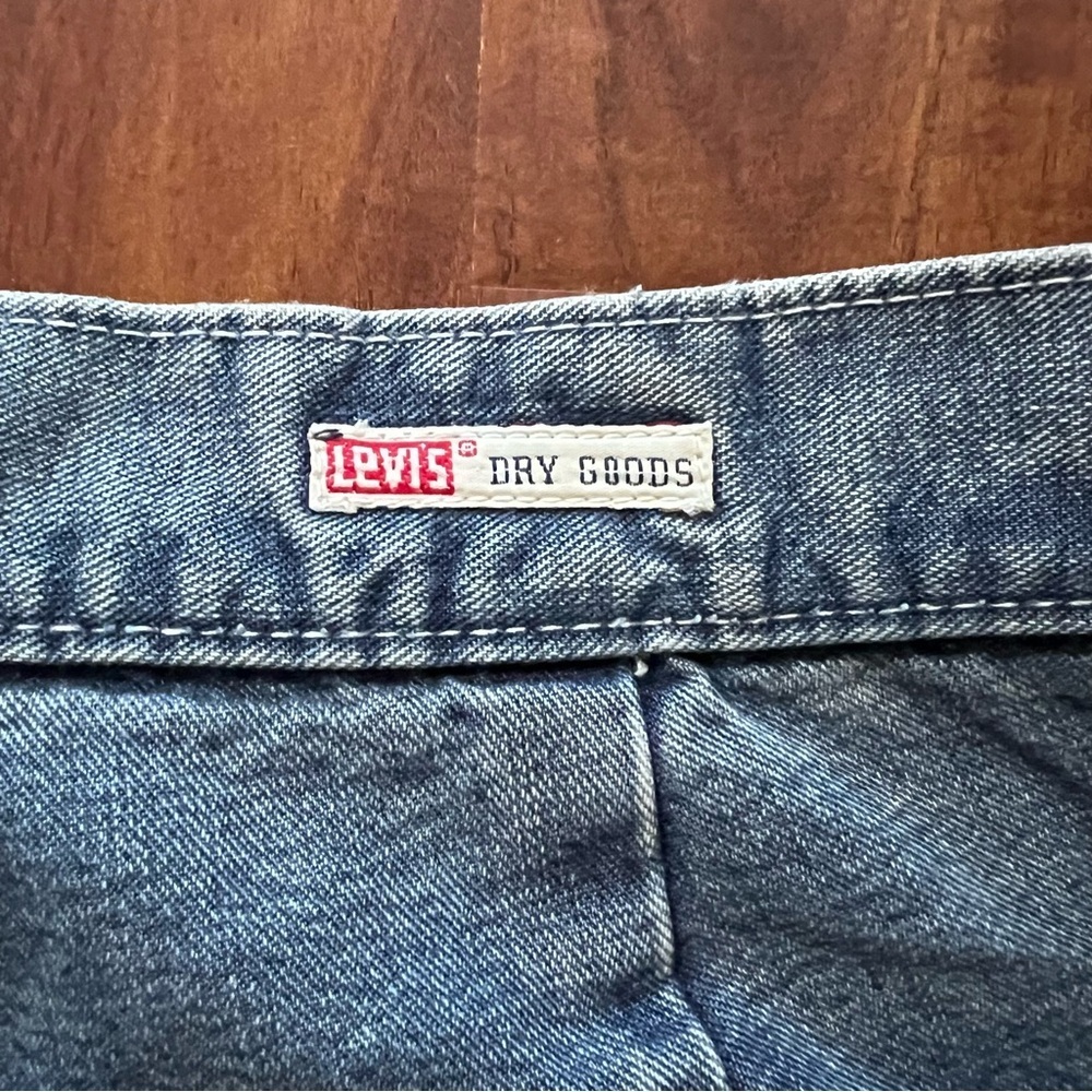 Vintage Y2K Levi’s Dry Goods Wide Leg Cropped Jeans size 10 - Picture 8 of 9